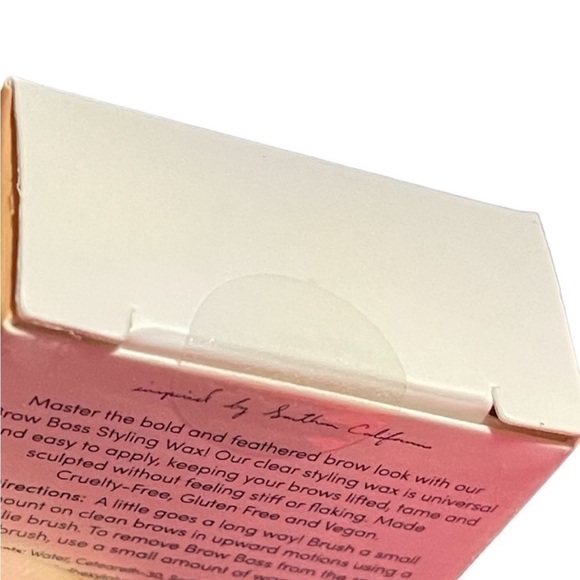 Jazmine Beauty Brow Boss Styling Wax 5 gram Feather Brows Brand New Sealed box - Picture 8 of 9